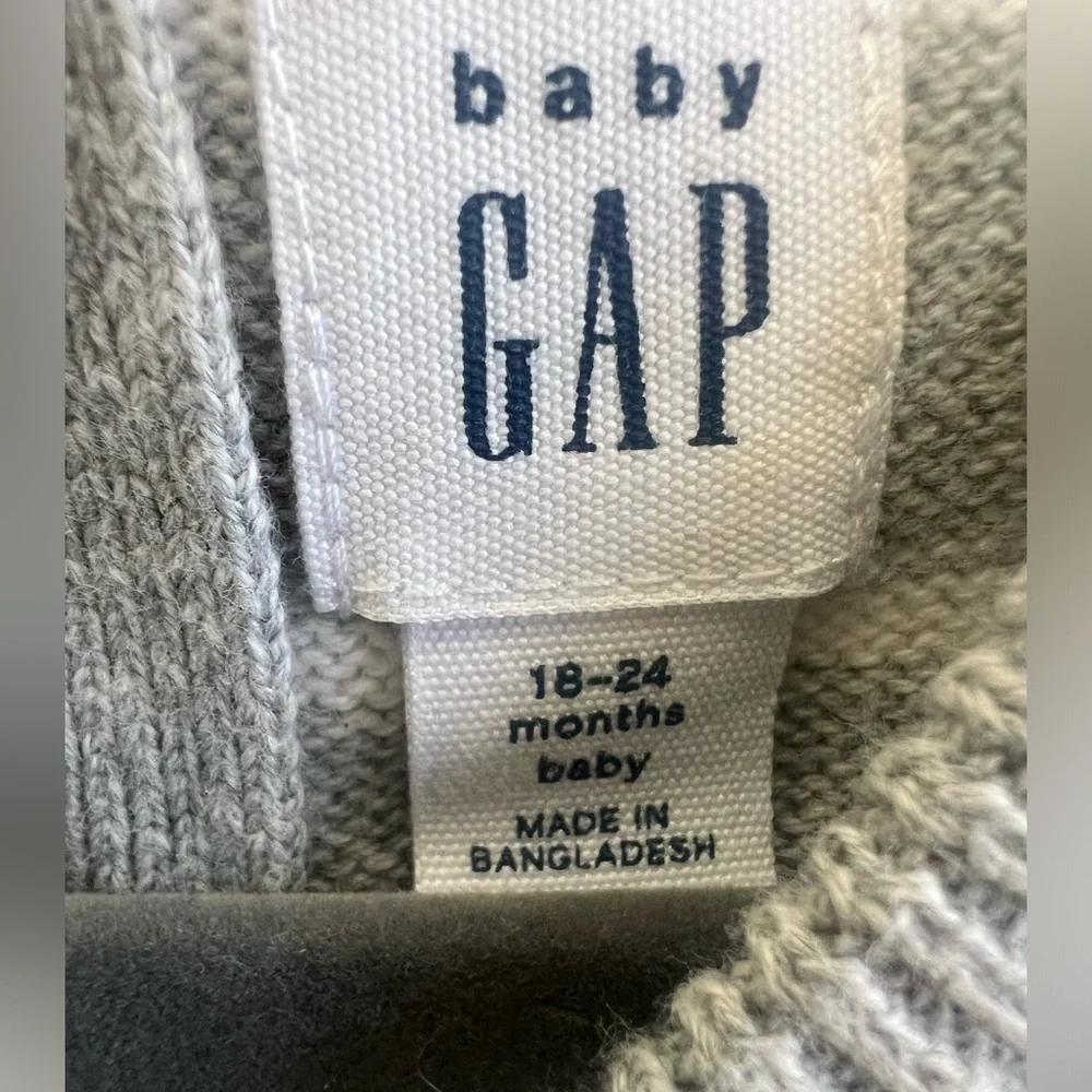 Gap Sweater Dress size 18-24 months color gray